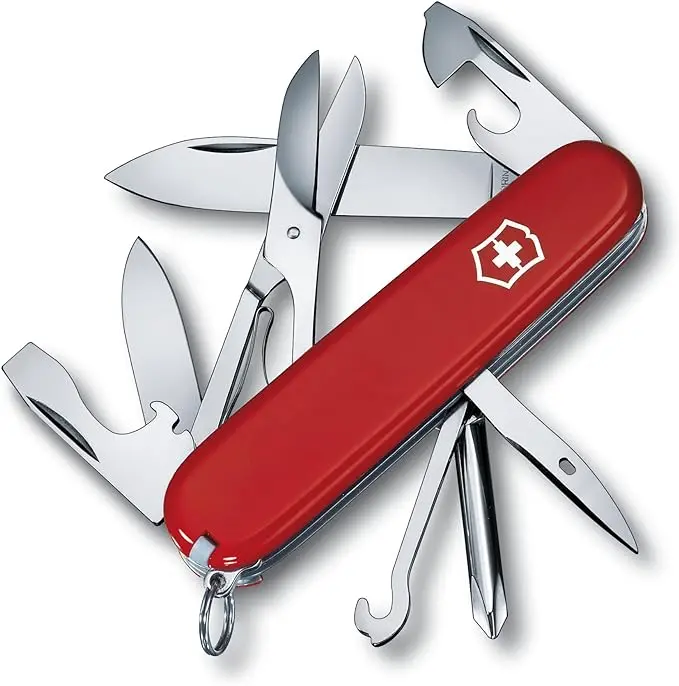 Swiss Army Tinker Pocket Knife With Built-In Sharpener 1