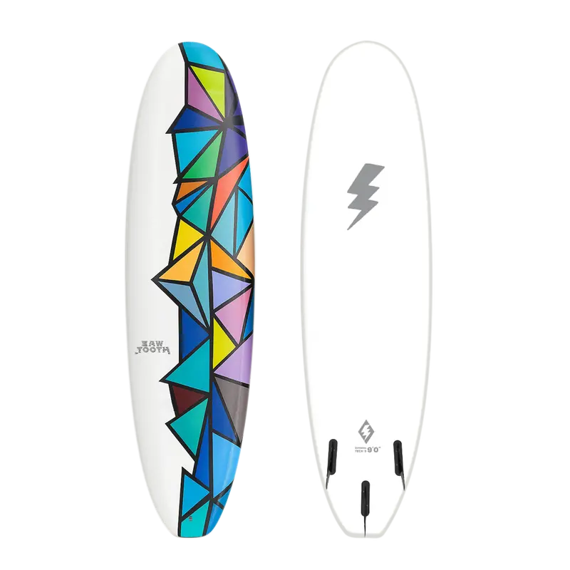 Tech Softboard V3 – 9'0" Saw Tooth Graphic 1