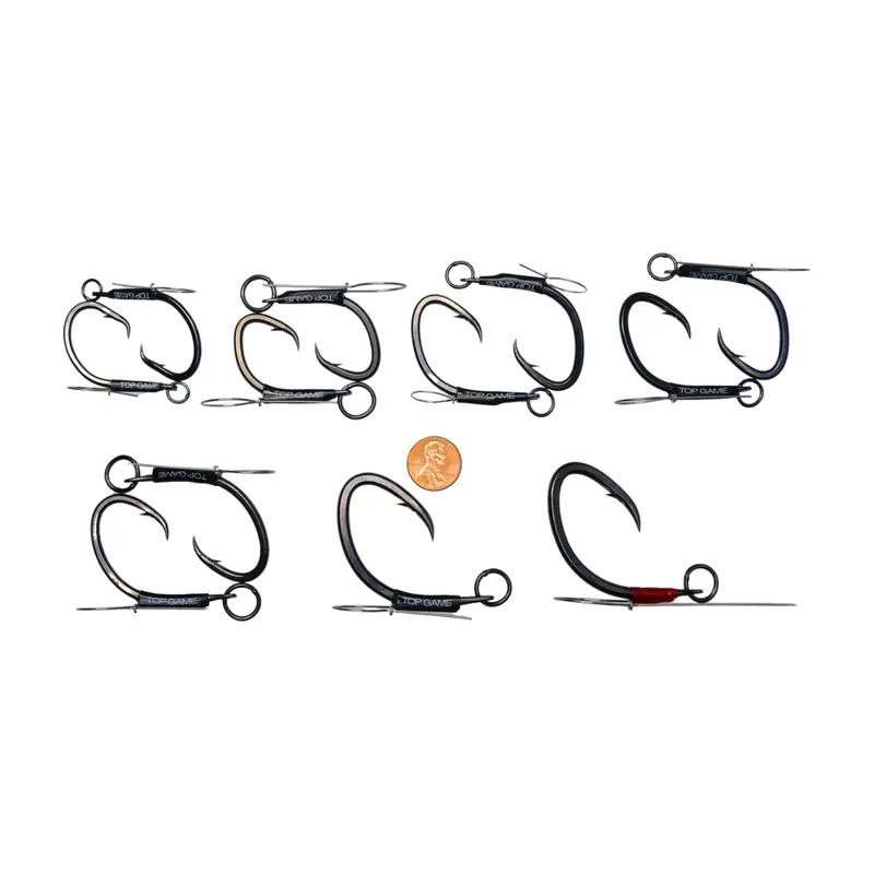 Top Game Charlie Brown Circle Hooks – Premium Saltwater Grade 1