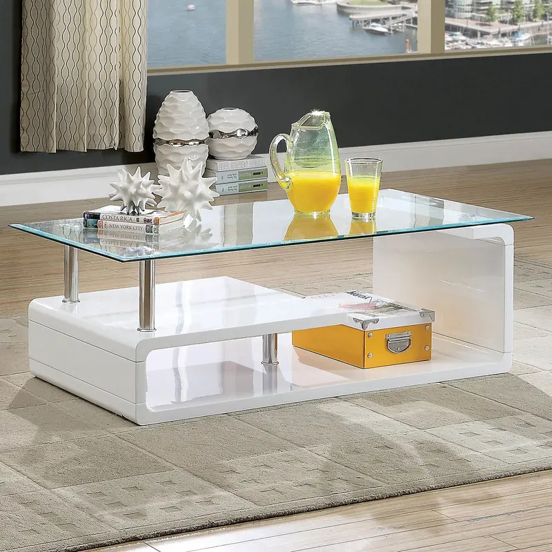 Torkel Rustic Solid Wood Coffee Table – Furniture Of America (Cm4056C) 1