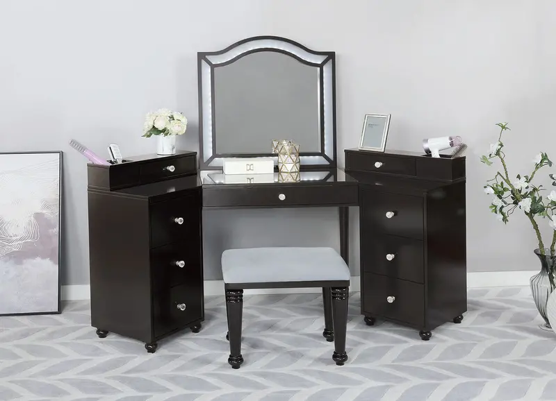 Tracie Vanity Set – Dark Gray Design By Furniture Of America (Foa-Dk5686Dg-Pk) 1
