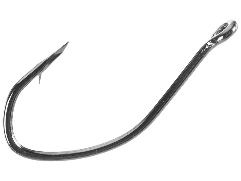 Trokar Pro-V Drop Shot Hook – Platinum Black Finish 1