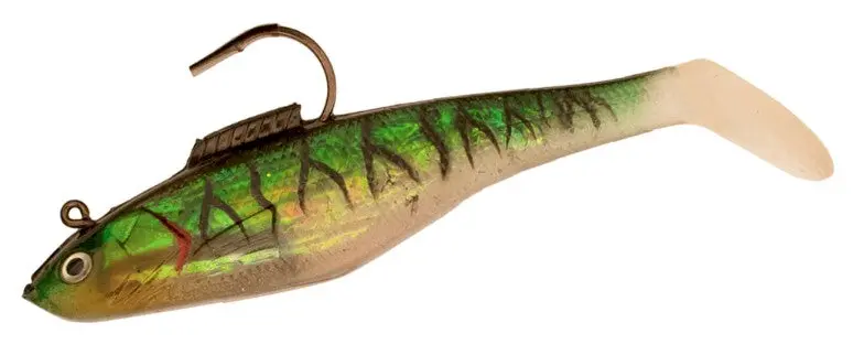 Tsunami 9-Inch Swim Shad – Green Mackerel Pattern, 6.25 Oz 1