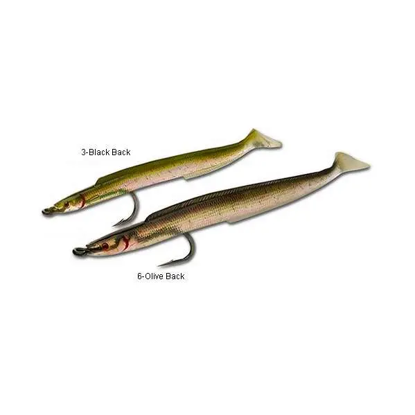 Tsunami Holographic Sand Eel 6-Inch – Reflective Soft Bait For Striped Bass & Bluefish 1