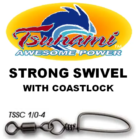 Tsunami Strong Coast-Lock Swivel – Corrosion-Resistant Marine Grade 1