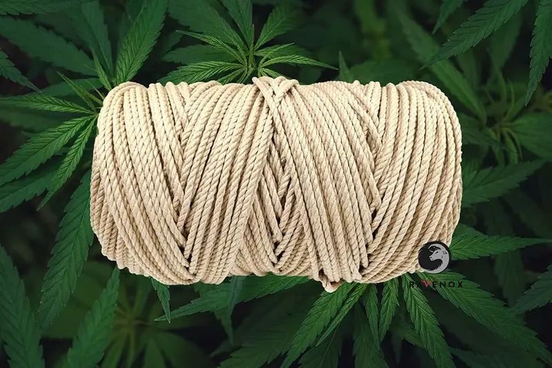 Twisted Hemp Macramé Cord – Sustainable Natural Fiber Craft Rope 1