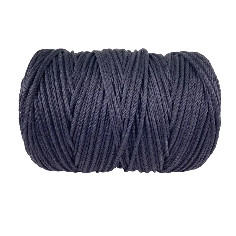 Unbleached Twisted Cotton Macramé Cord – Natural Fiber Rope 2