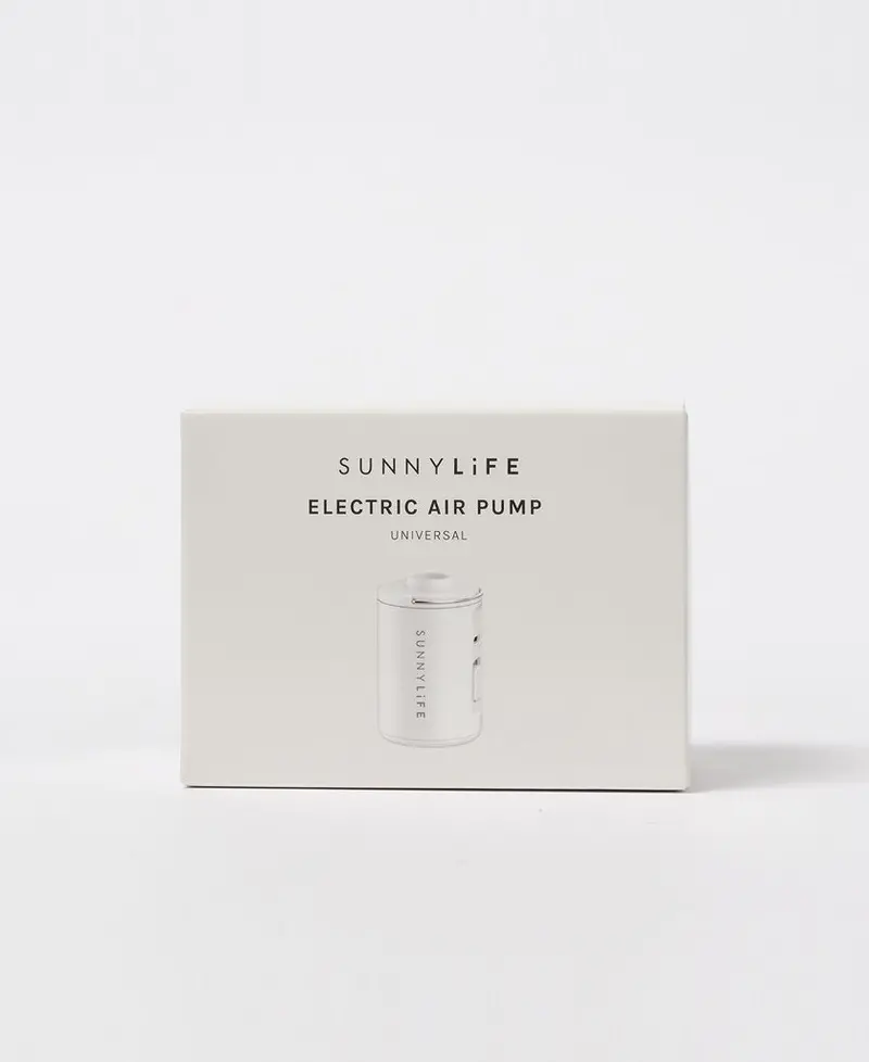 Universal Electric Air Pump – Compact White Design 1