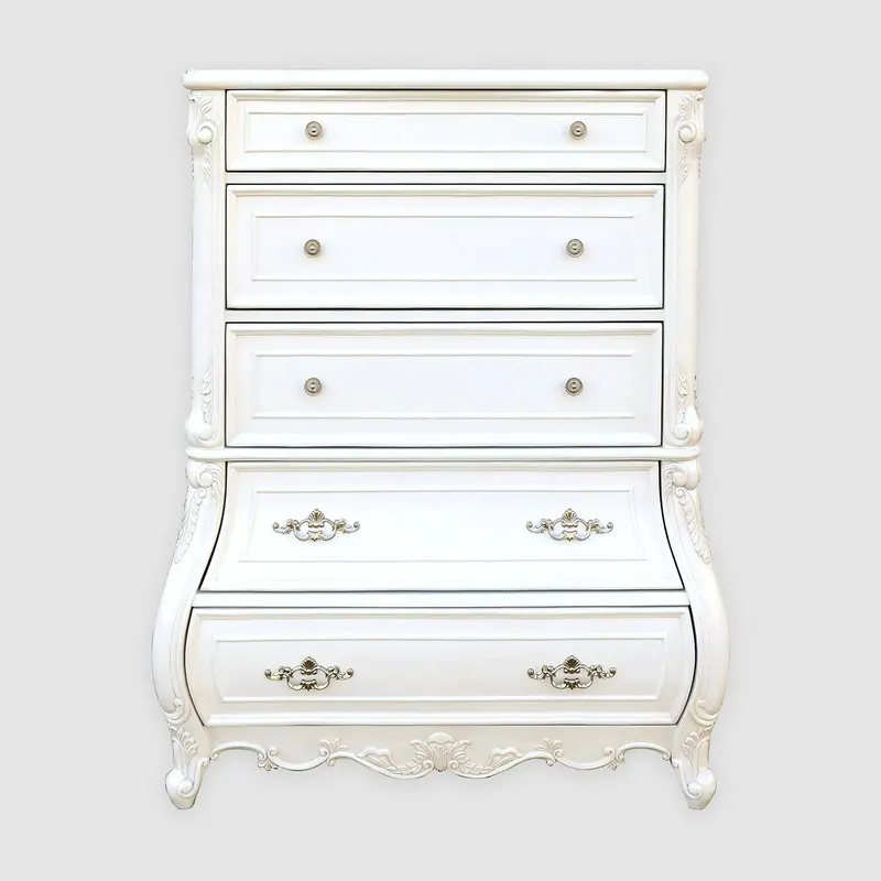 Valentini White Chest By Furniture Of America – Vertical 6-Drawer Storage Cabinet (Fm7419Wh-C) 1