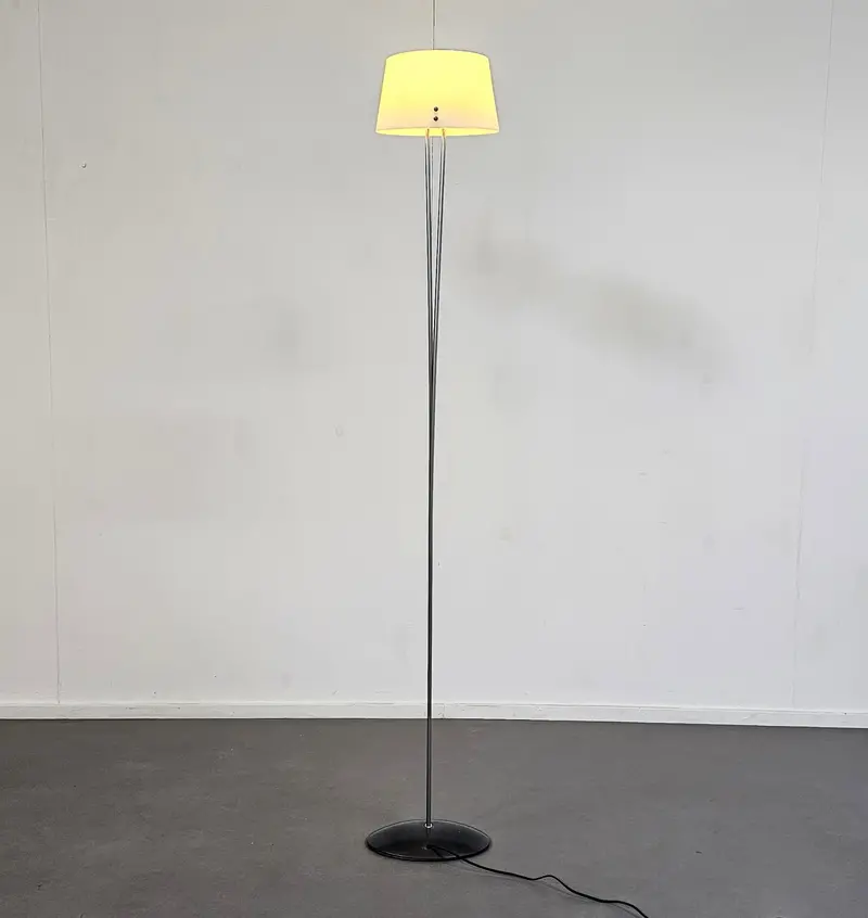 Valerio Bottin ‘Vitt Terra’ Floor Lamp — Murano Glass & Steel For Foscarini, Italy, 1990S 1