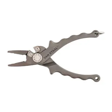 Van Staal 7-Inch Needle-Nose Fishing Pliers With Lanyard & Carry Pouch 1