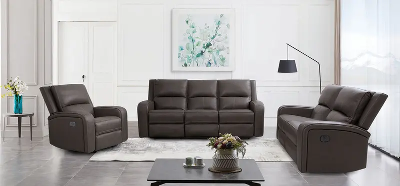 Vasilios 2-Piece Power Motion Sofa & Loveseat Set By Furniture Of America (Cm9914Gy-Pm-2Pc) 1