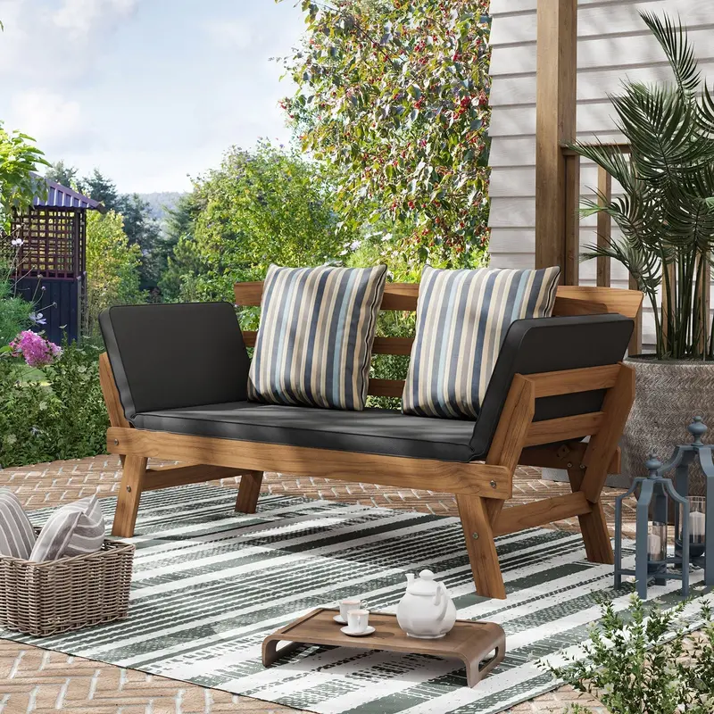 Velden Convertible Sofa-Daybed With Storage By Furniture Of America (Gm-1016) 1