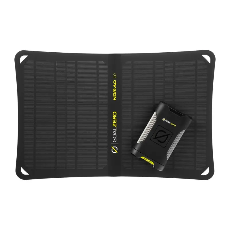 Venture 35 Portable Charger + Nomad 10 Solar Kit 1