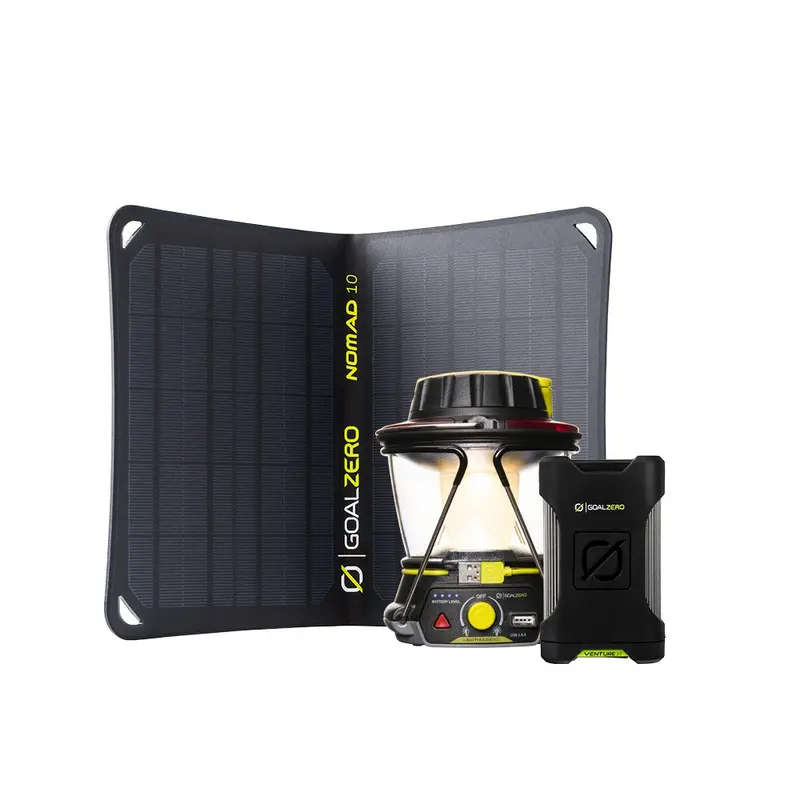 Venture 35 Power Station With Lighthouse 600 Lantern & Nomad 10 Solar Panel Bundle 1