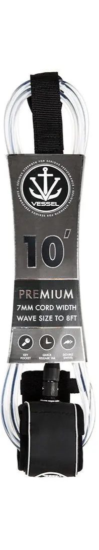 Vessel 10-Foot Adjustable Leg Rope For Surfing 1