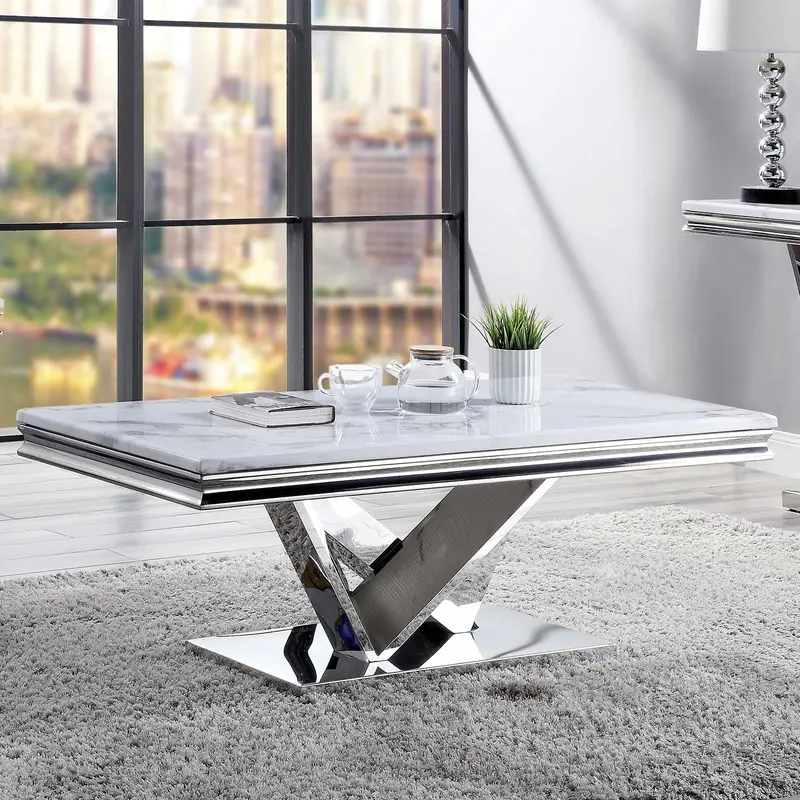 Villarsglane Transitional Coffee Table – Furniture Of America (Cm4284C-Table) 1