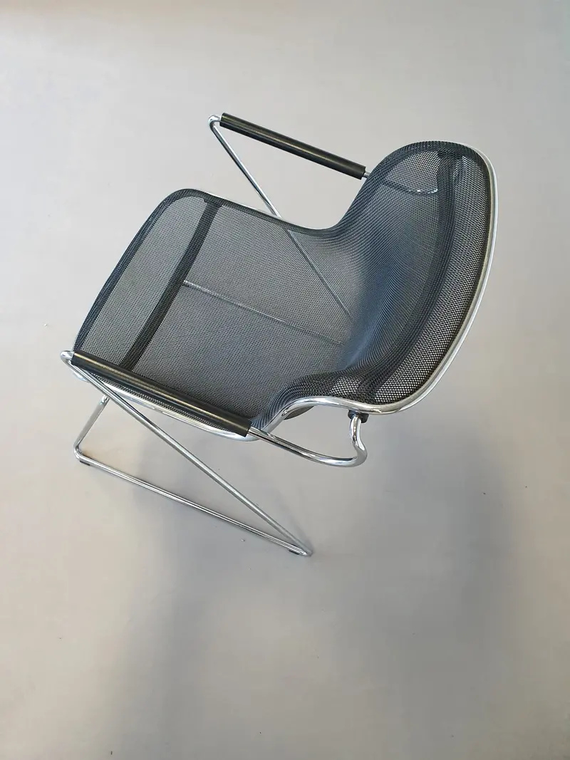 Vintage Pair Of Penelope Armchairs By Charles Pollock, 1980S 1