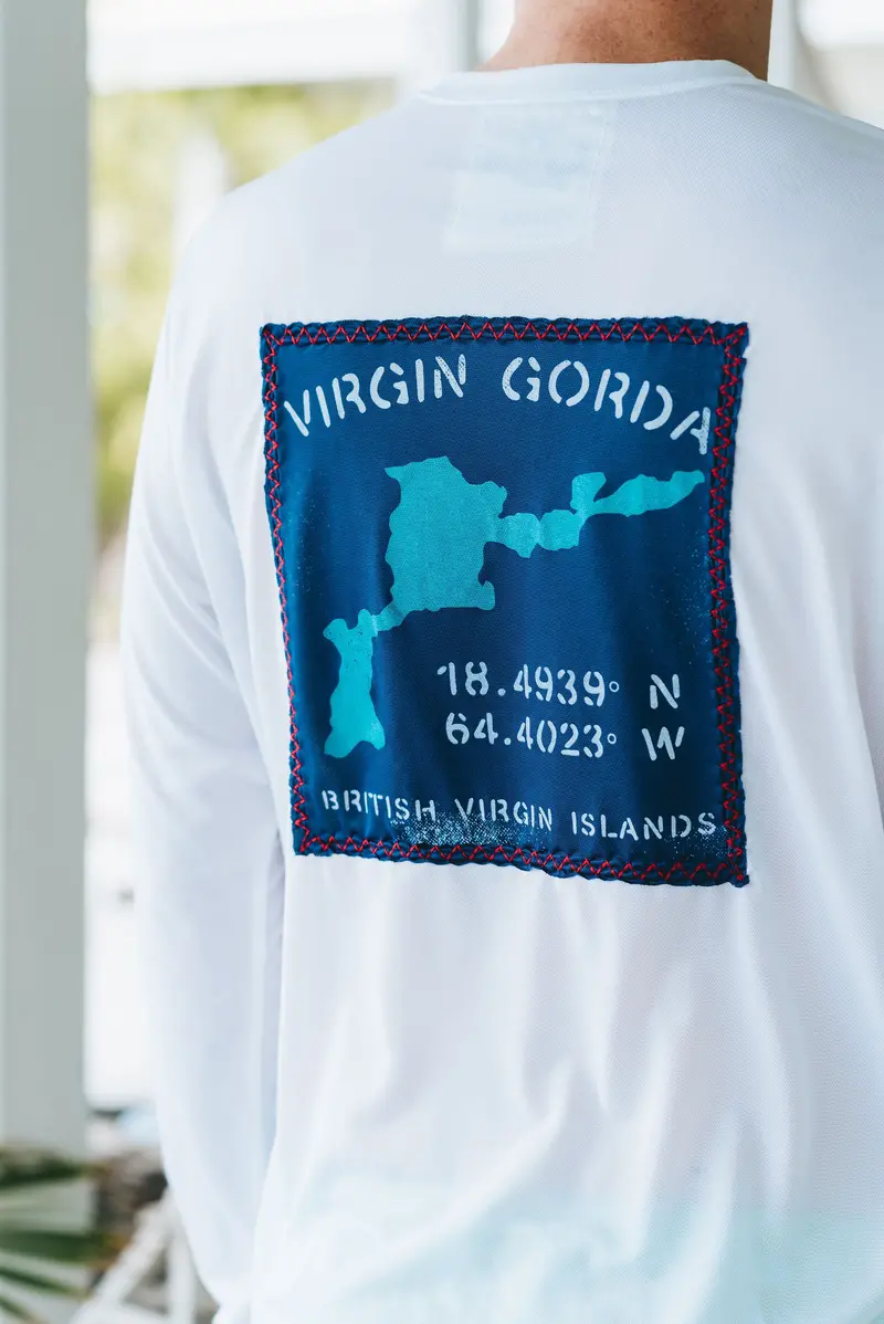 Virgin Gorda Gps Upf50 Sun Shirt – White 1