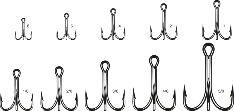 Vmc O'Shaughnessy Treble Hook – Short Shank, 4X Premium Strength, Size 8 (Pack Of 25) 1