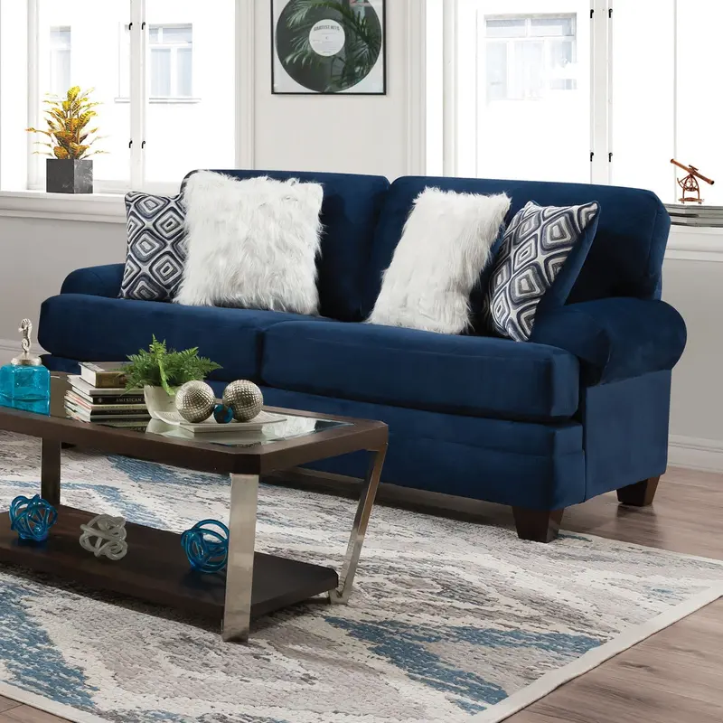 Waldstone Rolled-Arm Sofa – Furniture Of America (Sm5176-Sf) 1