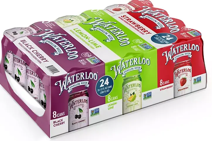 Waterloo Premium Sparkling Water Variety Pack – 24 Cans (12 Fl. Oz. Each) 1