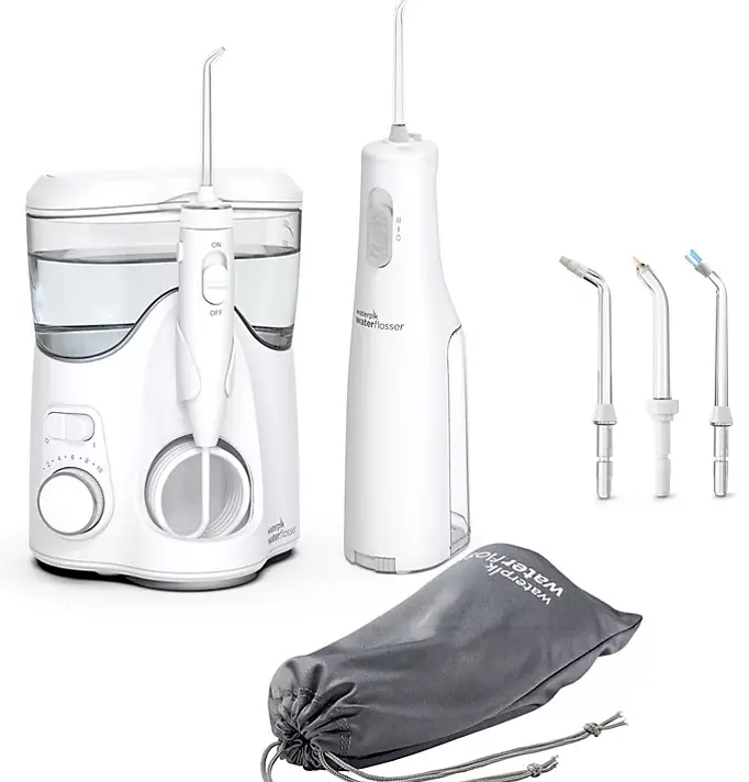 Waterpik Ultra Plus + Cordless Express Water Flosser Combo 1