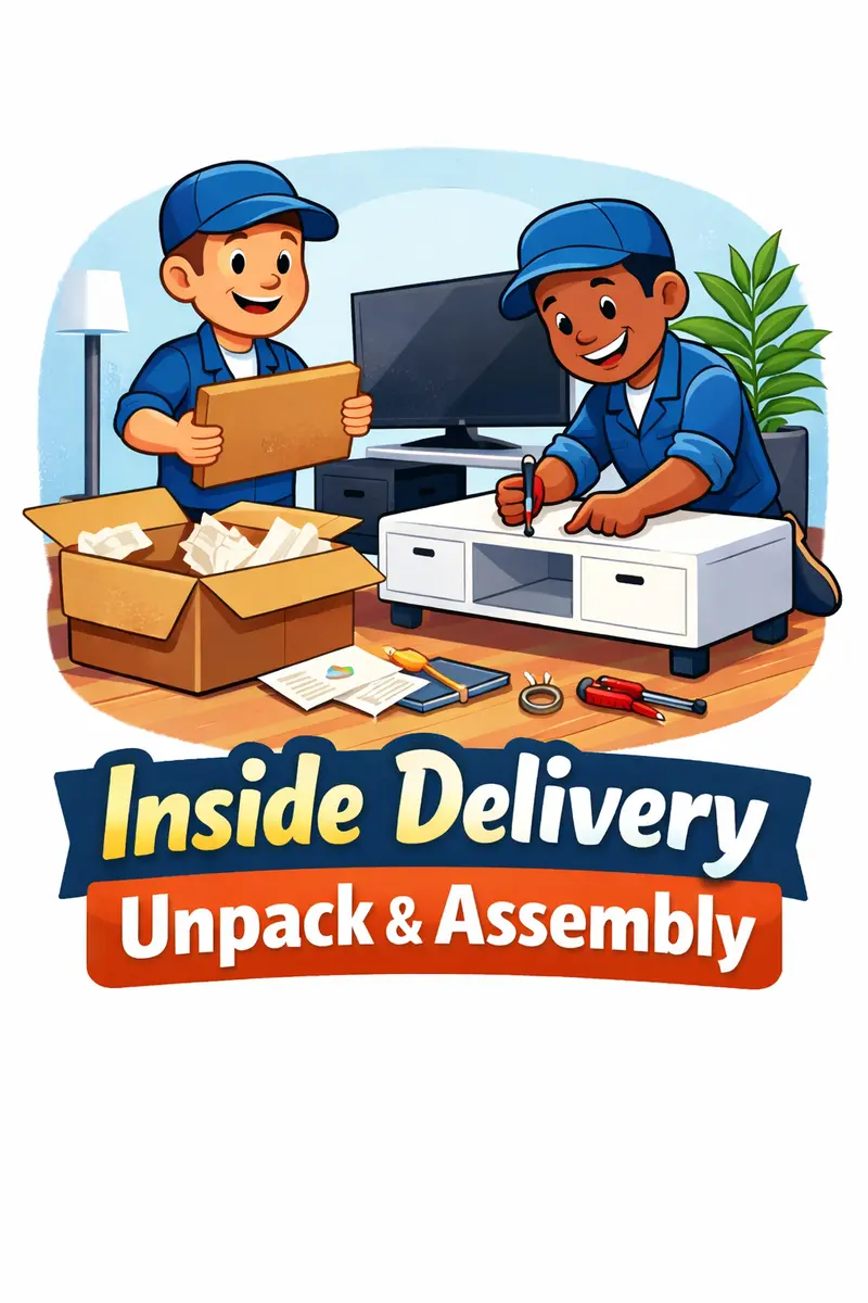 White-Glove Inside Delivery: Unpacking And Professional Assembly Service 1