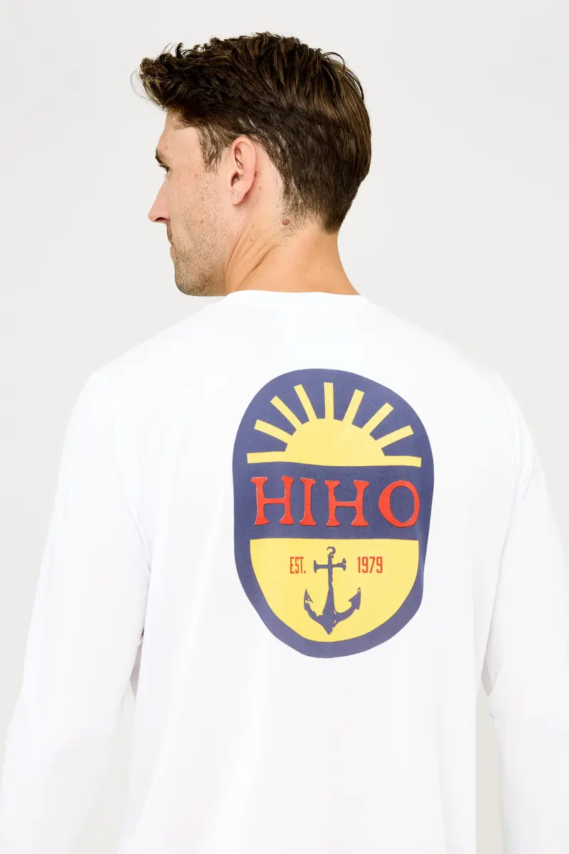 White Sunburst Upf50 Quick-Dry Shirt 1