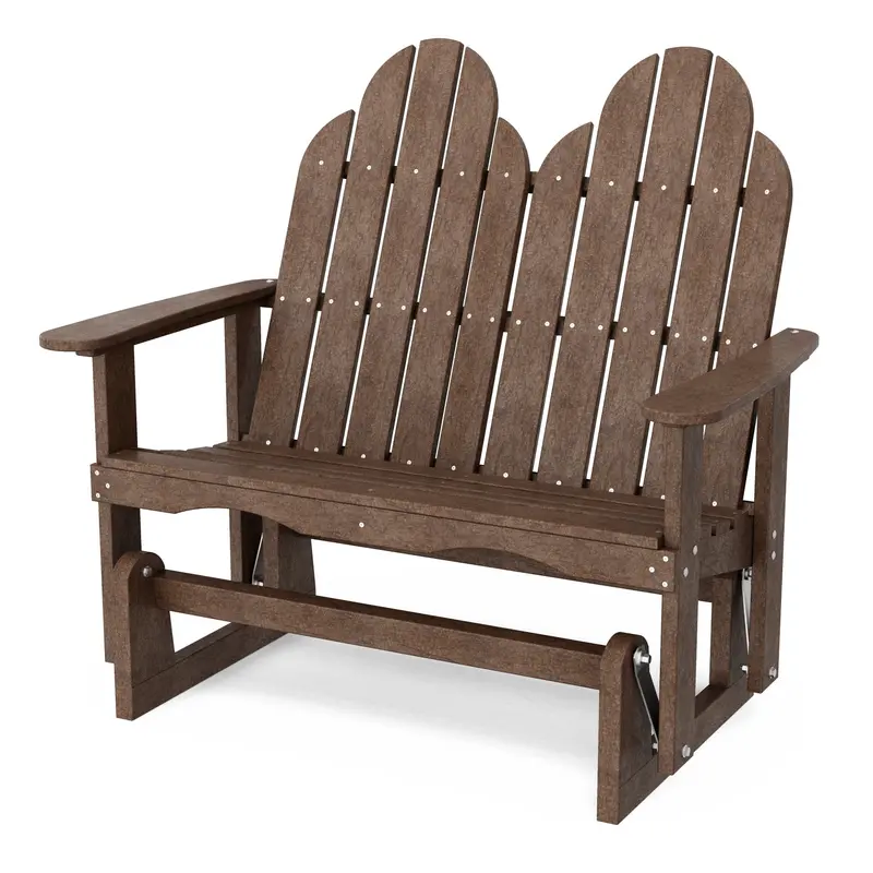 Wildridge Classic 4-Foot Adirondack Glider 6