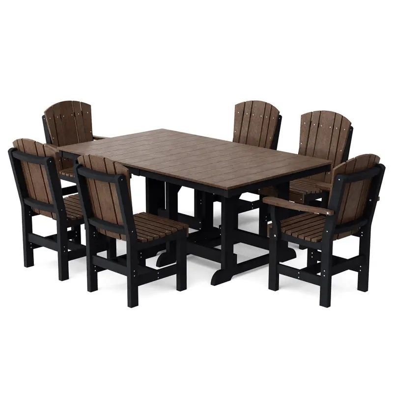 Wildridge Heritage 7-Piece Outdoor Dining Set – 4 Side Chairs + 2 Armchairs 11