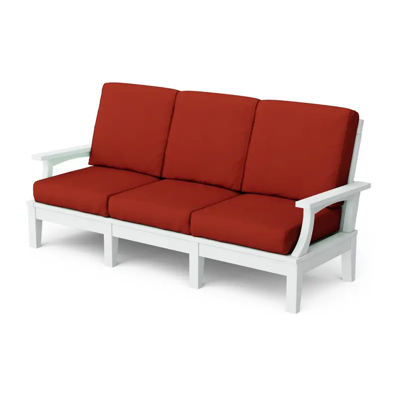 Wildridge Heritage Deep Seating Sofa With Plush All-Weather Cushions 1