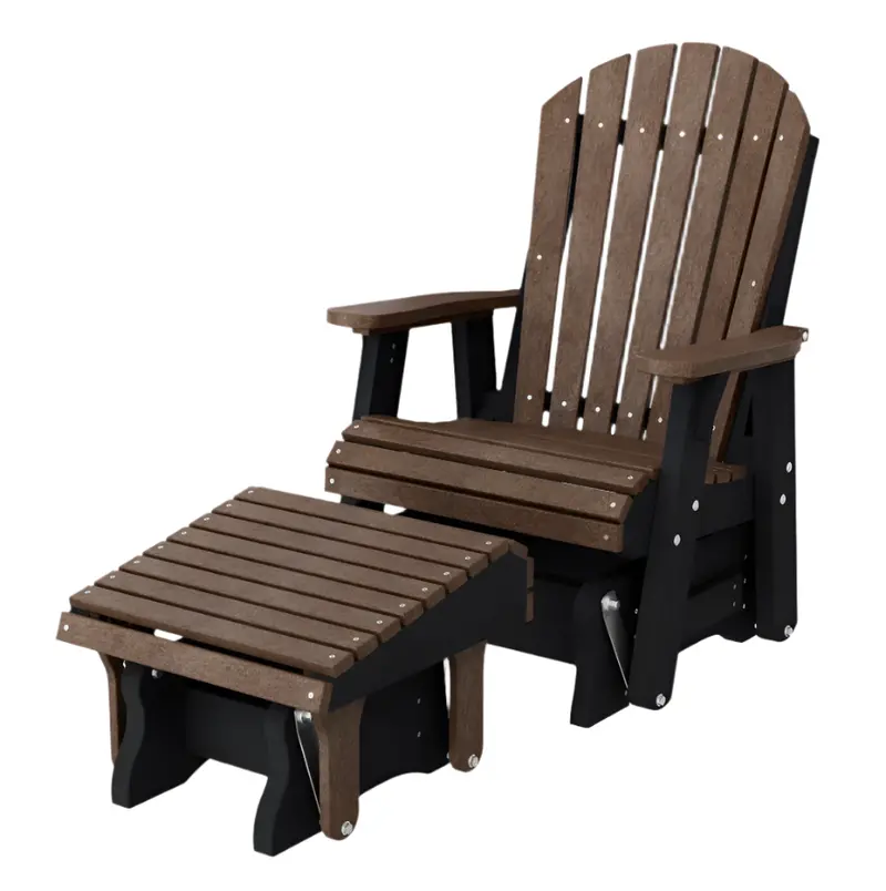 Wildridge Heritage Single Glider Chair With Integrated Footrest 13