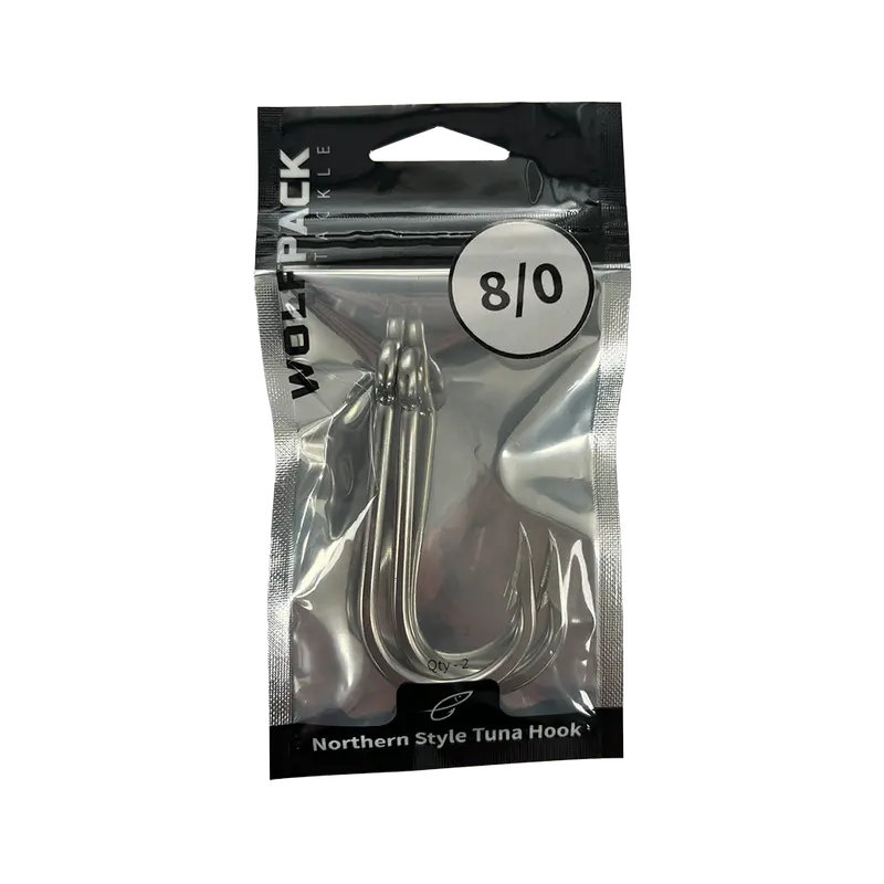 Wolfpack Northern Tuna Stainless Steel Hook – 10-Pack 2