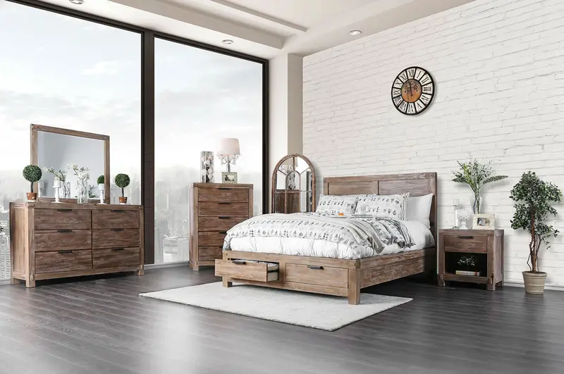 Wynton 4-Piece Queen Bedroom Set By Furniture Of America (Cm7360Q-4Pc) 1