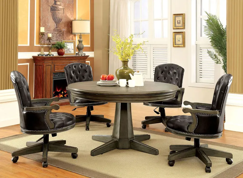 Yelena Convertible Game & Dining Table – Furniture Of America Cm-Gm357T-Table 1