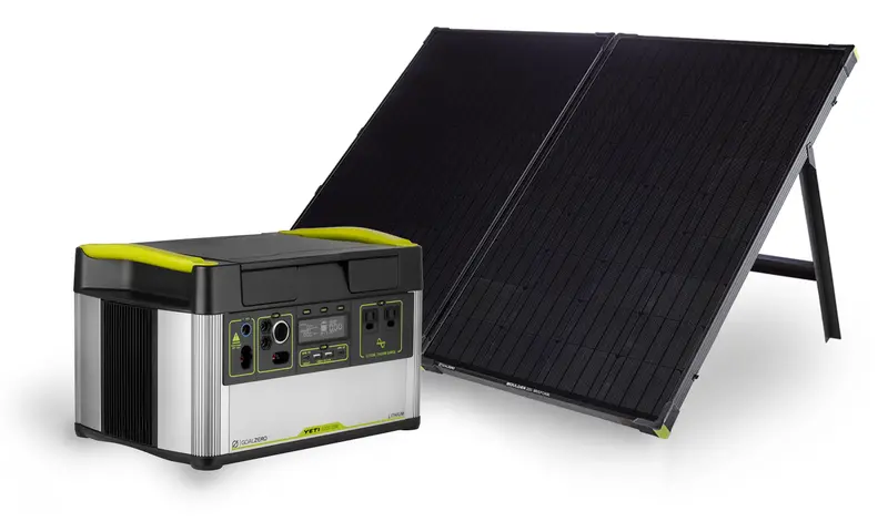 Yeti 1000 Core + Boulder 200 Bc Solar Generator Kit 1