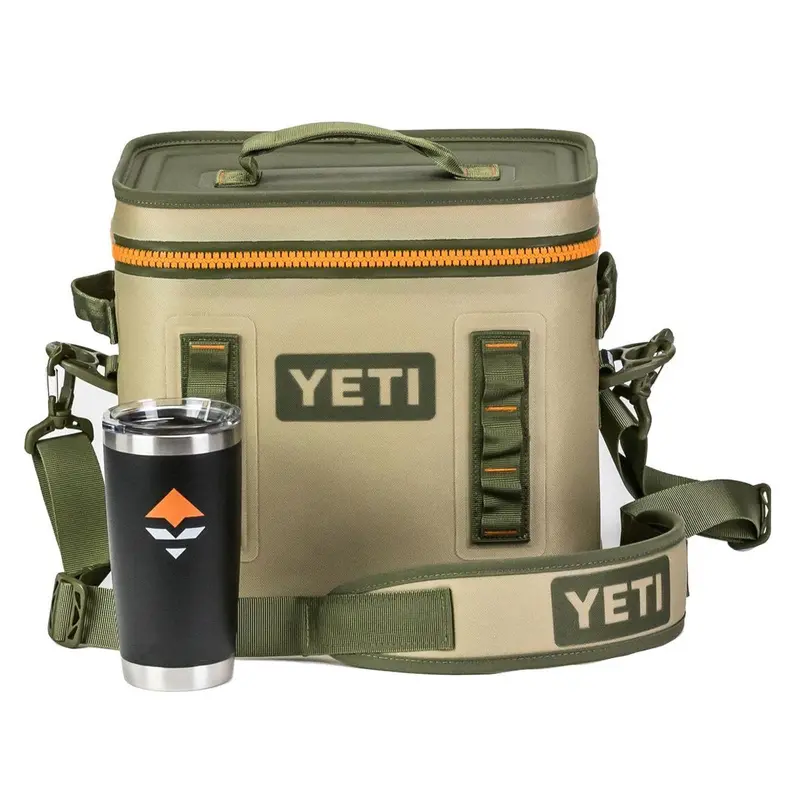 Yeti Hopper Flip 12 Portable Soft-Sided Cooler With Complimentary Gohunt Rambler Tumbler 1