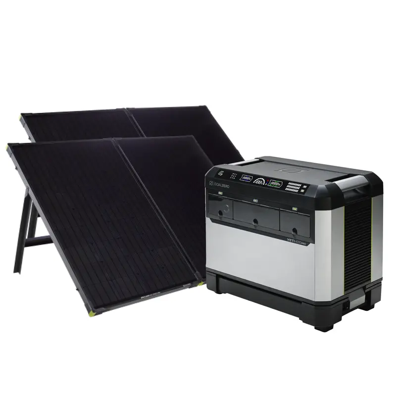 Yeti Pro 4000 With Two Boulder 200 Bc Solar Panels 1
