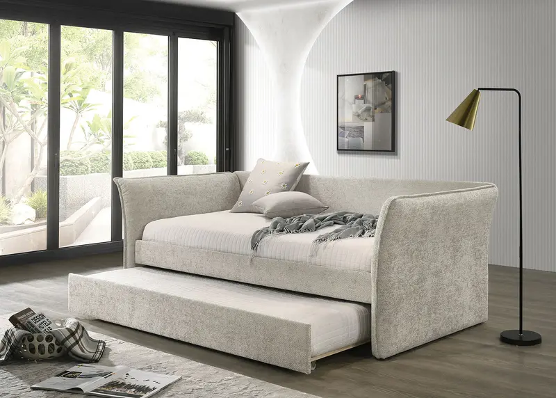 Yuri Twin-Over-Trundle Daybed With Underbed Trundle By Furniture Of America (Fm1203Bg-Bed) 1