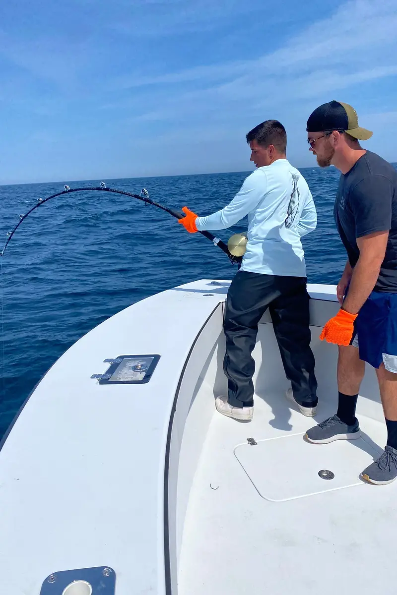 Zack’S Team Goose Xxl Tuna Rod – 7'6", Silver Guides, No. 6 Power 1